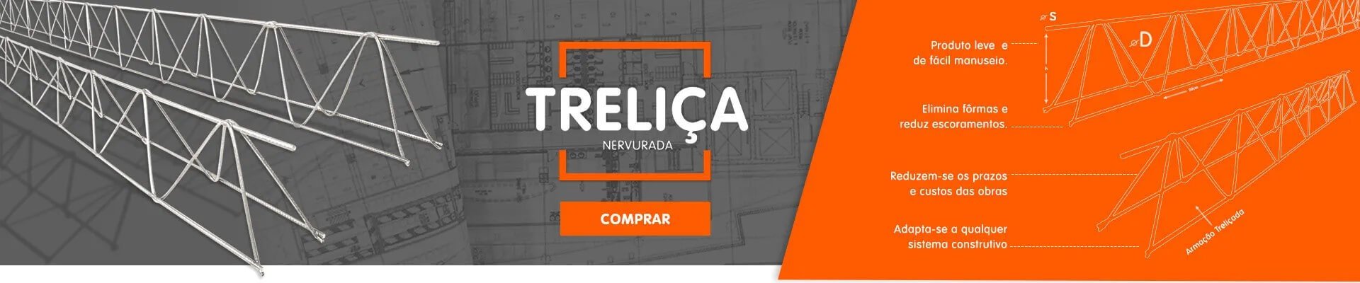 As vantagens do uso da Treliça H8 na construção são inúmeras, começando pelo fato de ser leve e de fácil manuseio. Além disso, esse produto diminui o uso de formas e escoras, reduz mão de obra e a montagem é muito mais rápida.